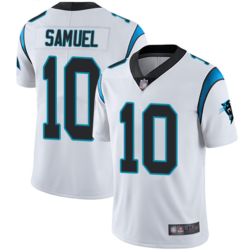 Carolina Panthers Limited White Youth Curtis Samuel Road Jersey NFL Football #10 Vapor Untouchable->women nfl jersey->Women Jersey